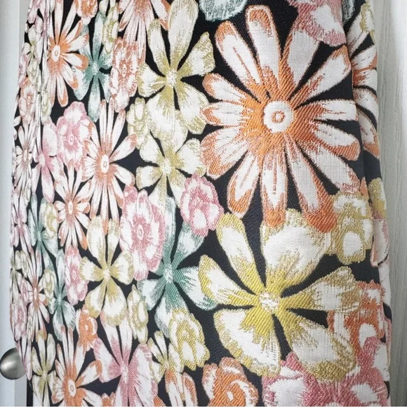 Banana Republic Brocade Iridescent multicolor Floral Dress with Pockets - Picture 13 of 17